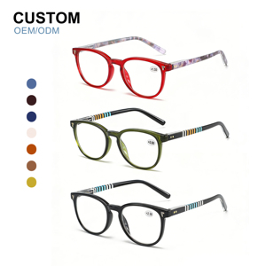 Wholesale Presbyopic Glasses Fashion Stylish High End Design Anti-Blue Light Reading Glasses for Senior