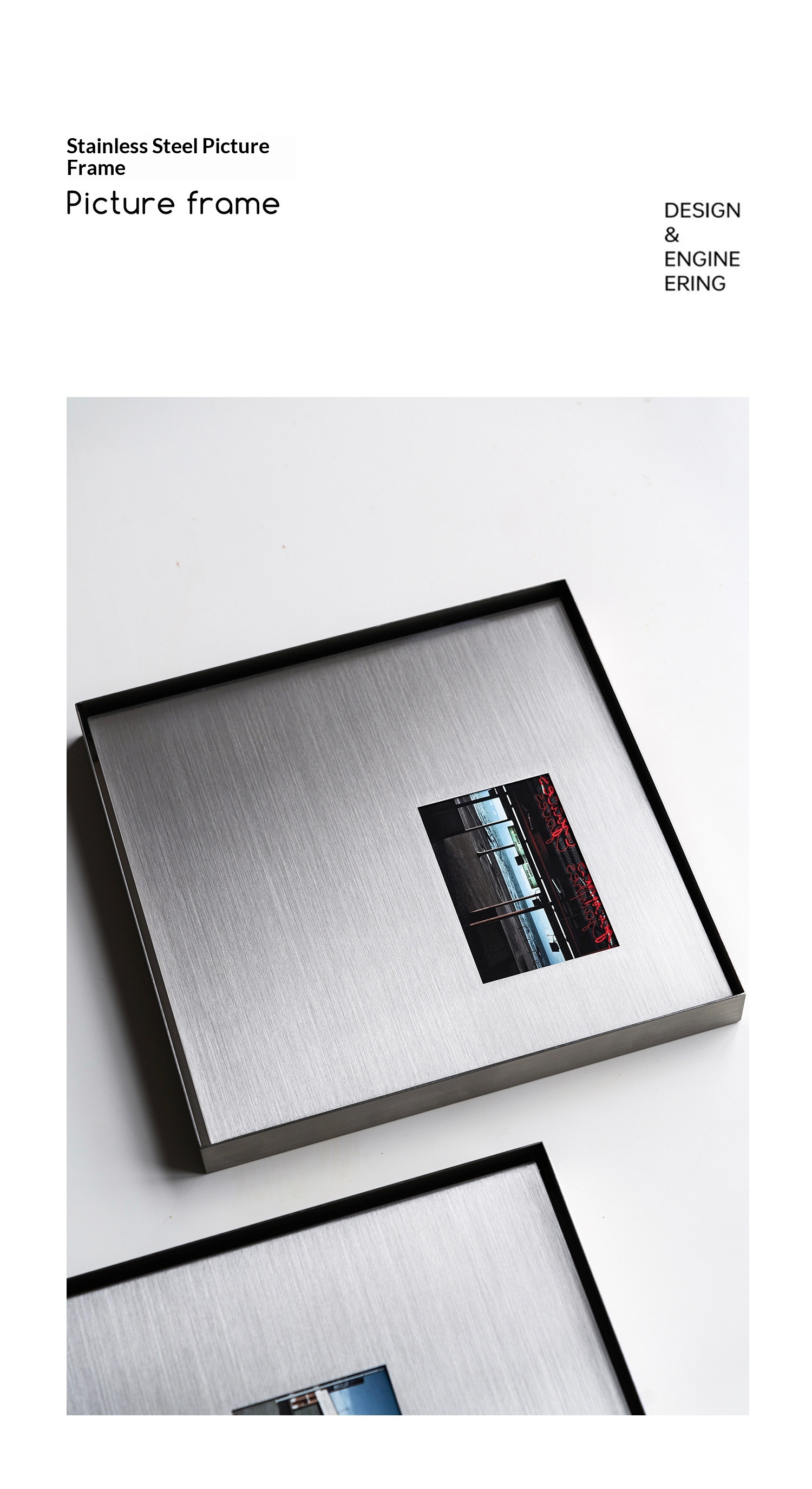 Stainless Steel Photo Frame