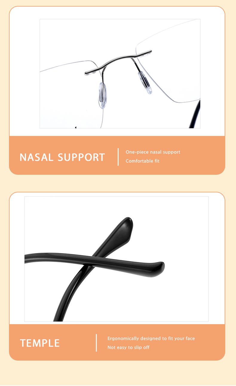 Pure Titanium Eyeglasses Details 3