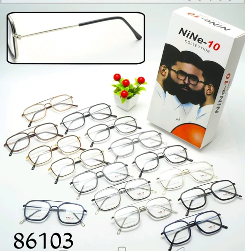 Nine-10 Fancy Eyewear Metallic Rim