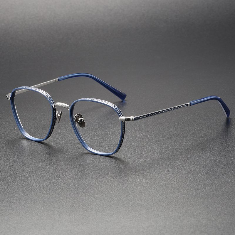 M3101 Fashion Flat Mirror Retro Metal Frame Optical Mirror Men'S and Women'S Optical Glasses Wholesale