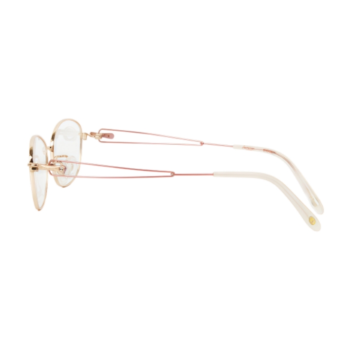 Newly Designed Oval Metal Optical Semi-Rimless Eyeglass Frame High-quality Fashionable Design Comfortable All Face Shapes Jnloo