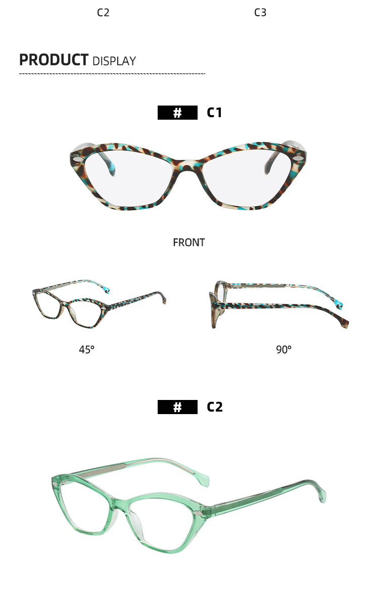 Cat-eye Optical Frame Detail 3