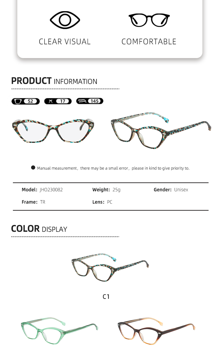 Cat-eye Optical Frame Detail 2