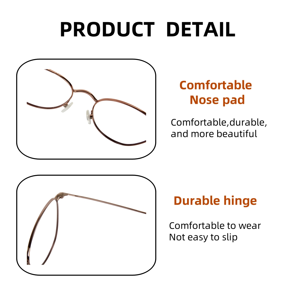 Lightweight Versatile Cat Eye Eyeglass Frame Details