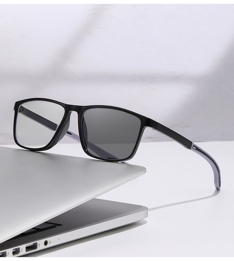 Automatic-zoom Progressive Multifocal Bifocal Reading Glasses Cross-border TR90 Blue-light-blocking Presbyopic Glasses