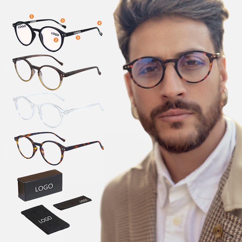 Bemore Hot Retro Vintage Anti Blue Light Blocking Computer Reading Glasses Anti Glare Presbyopia Diopter 0 to 4.0 for Women Men
