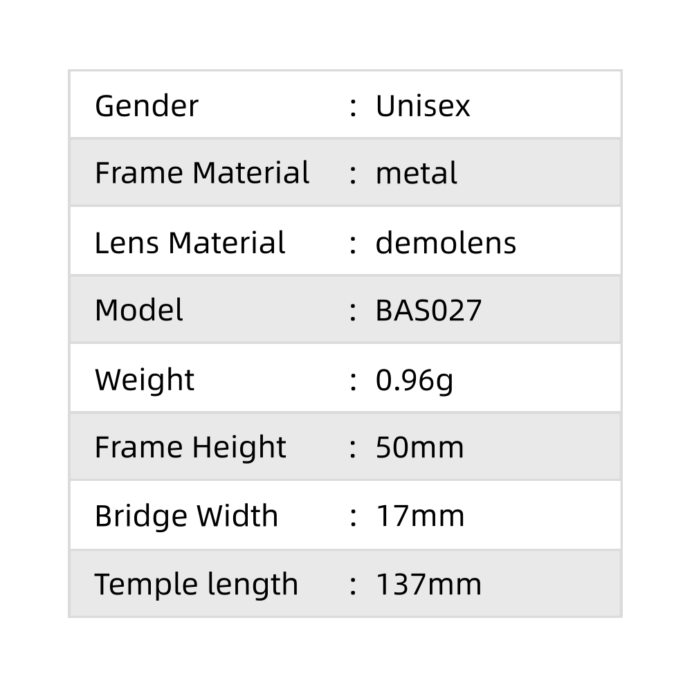Newly Designed Oval Metal Optical Semi-Rimless Eyeglass Frame Details