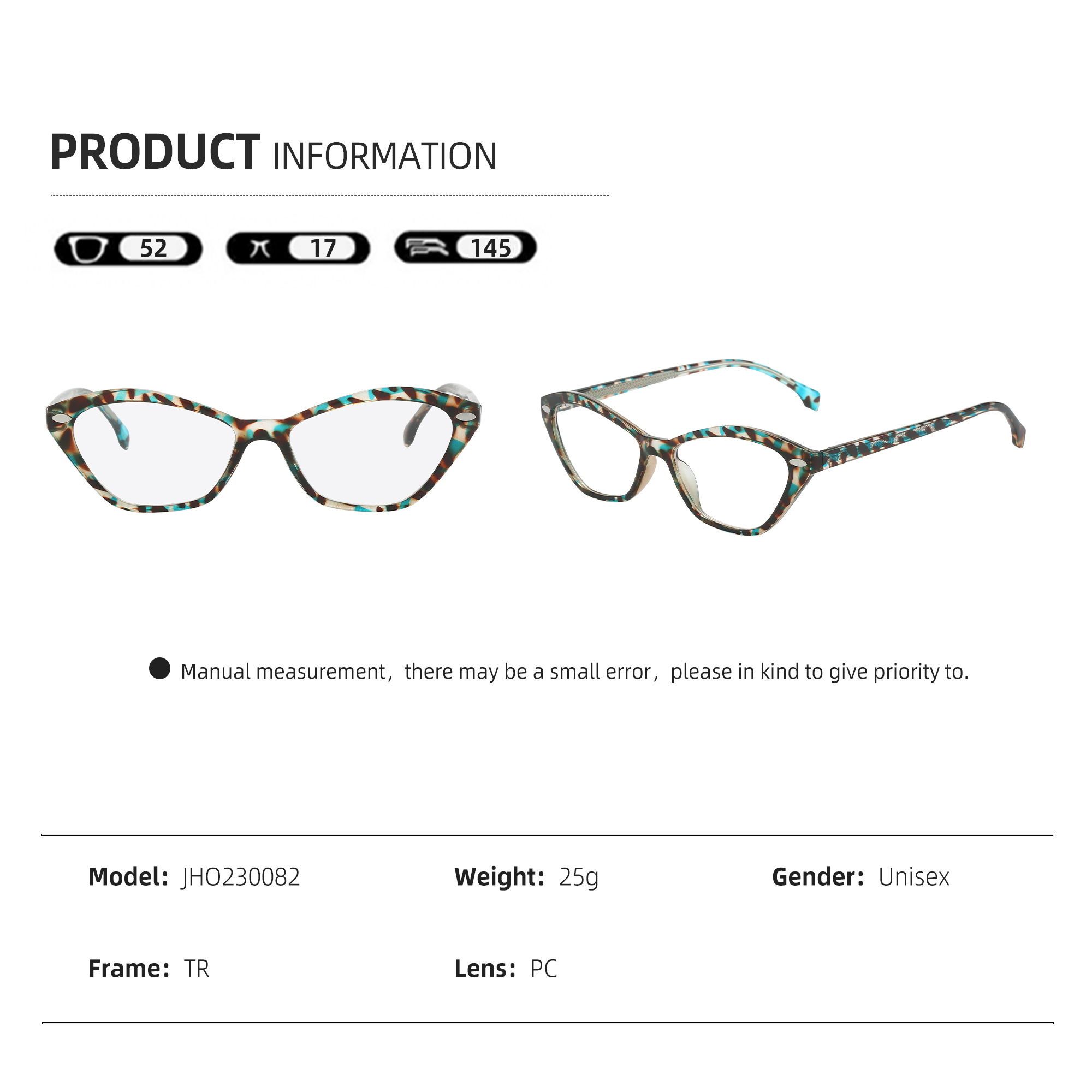 Wholesale Cat-eye Optical Frames Retro Duotone Unisex Eyeglasses Frames