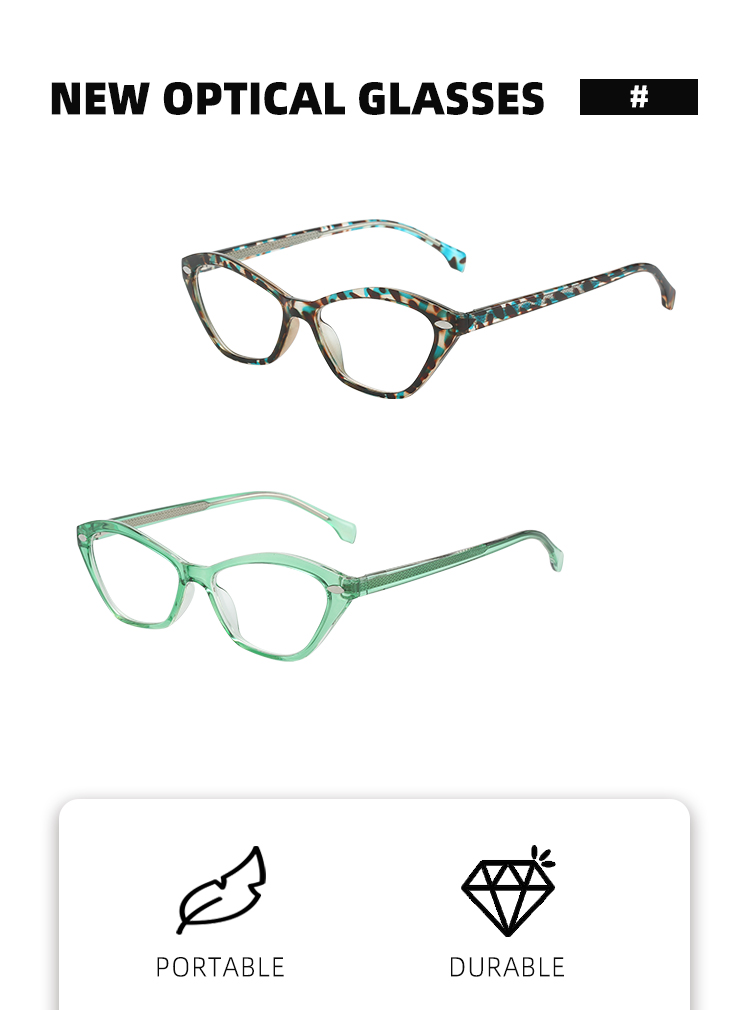 Cat-eye Optical Frame Detail 1