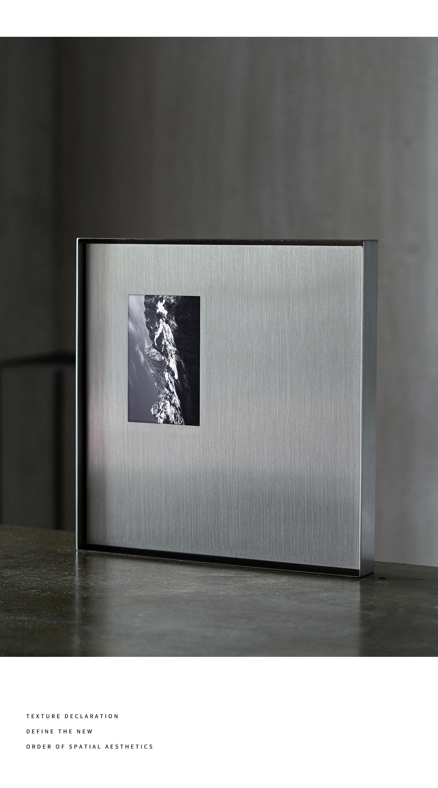 Stainless Steel Photo Frame Presentation