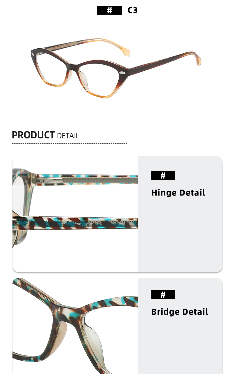 Cat-eye Optical Frame Detail 4