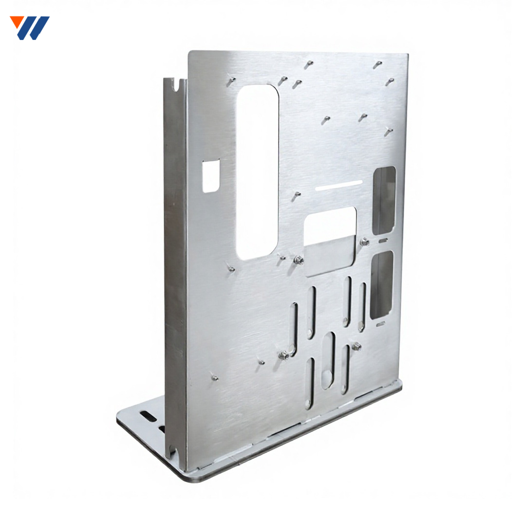 YW Hardware OEM Precision Custom Sheet Metal Fabrication Part Stainless Steel Laser Cutting Bending Mounting Chassis Frame