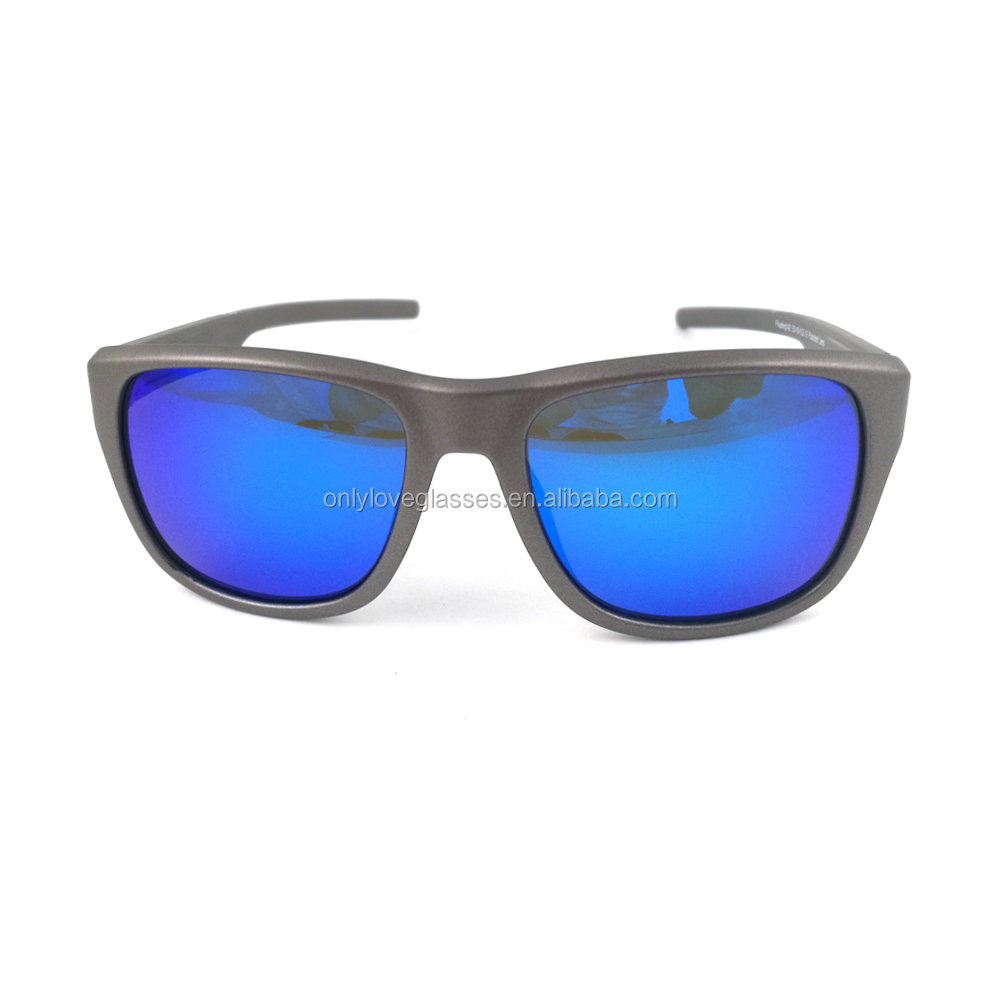 Lightweight and Comfortable New Design Plastic Floating Polarized Sunglasses with Gray Frame Tac Lenses