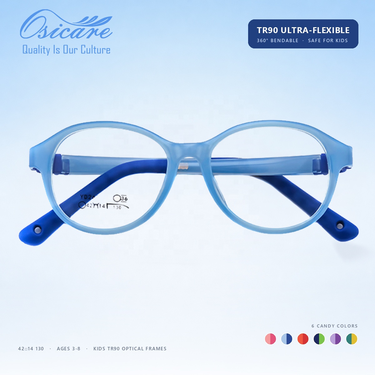 Flexible Glasses for Children Baby Girl Kids Eyeglasses Frames Wholesale Child Eye Glasses New Spectacle TR TR90 Specs Resin