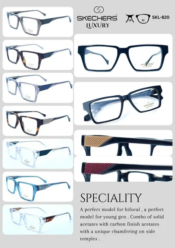 High precision optical acetate bifocal frames