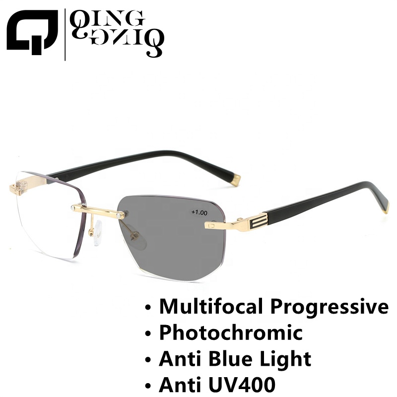 Photochromic Reading Glasses for Blue Light Protection and Indoor/Outdoor Use