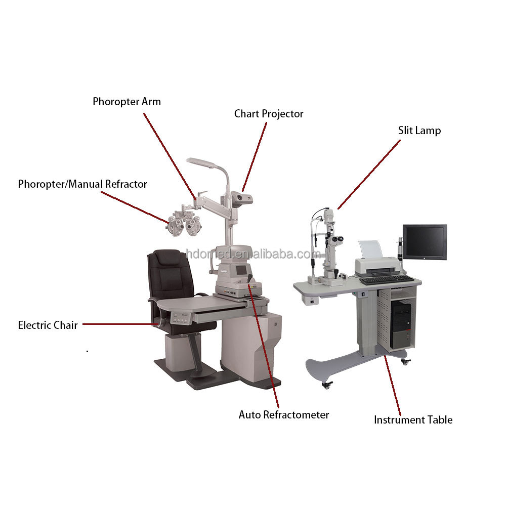 Complete Ophthalmic Refraction Unit
