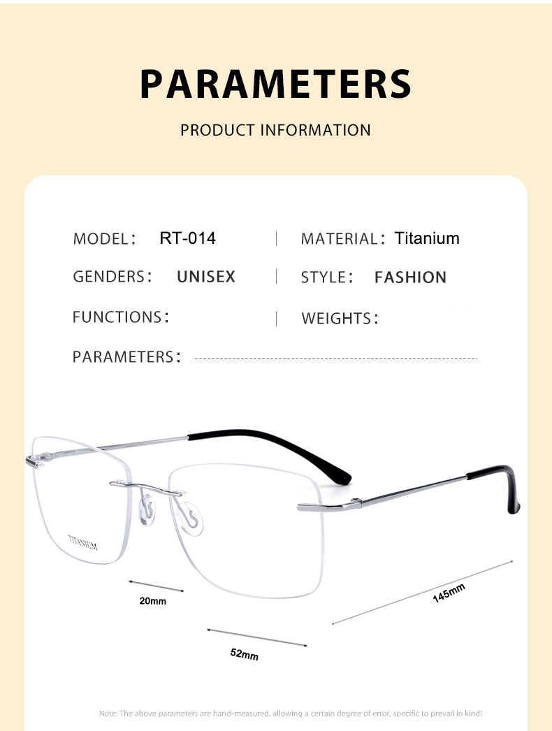 Pure Titanium Eyeglasses Details 4