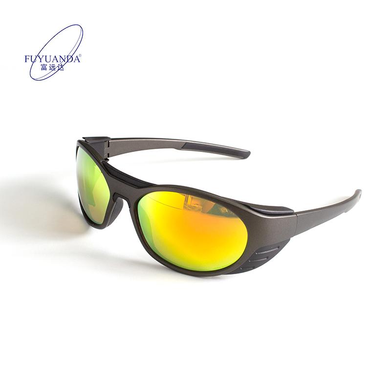 Fuyuanda Best Selling Unisex Sport Fishing Sunglasses Floating Polarized Lenses PC Frame Child Protection Featuring Logo Lenses