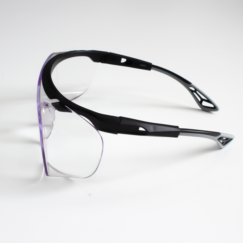 FUYUANDA 2025 New PC Anti-Scratch Laser Safety Glasses Industrial Nylon Frame Goggle for Construction Application