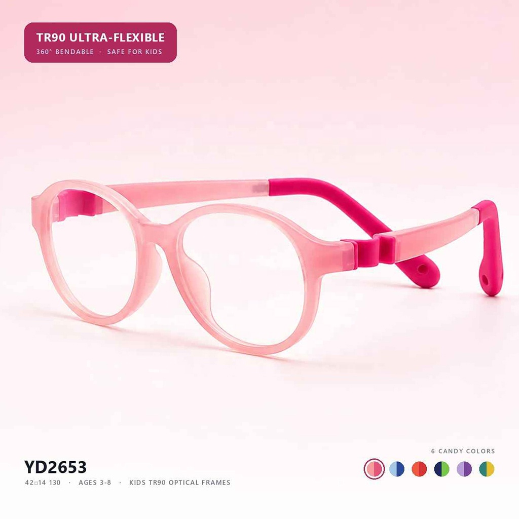 Flexible Glasses for Children Baby Girl Kids Eyeglasses Frames Wholesale Child Eye Glasses New Spectacle TR TR90 Specs Resin