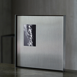 Stainless Steel Photo Frame Brushed Metal Minimalist