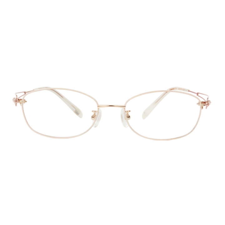 Newly Designed Oval Metal Optical Semi-Rimless Eyeglass Frame High-quality Fashionable Design Comfortable All Face Shapes Jnloo