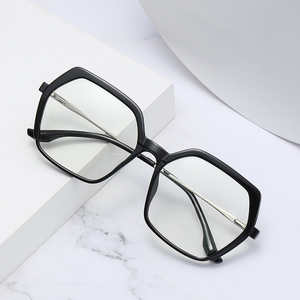 Women Hexagon TR90 Lightweight Anti-Blue Light Glasses