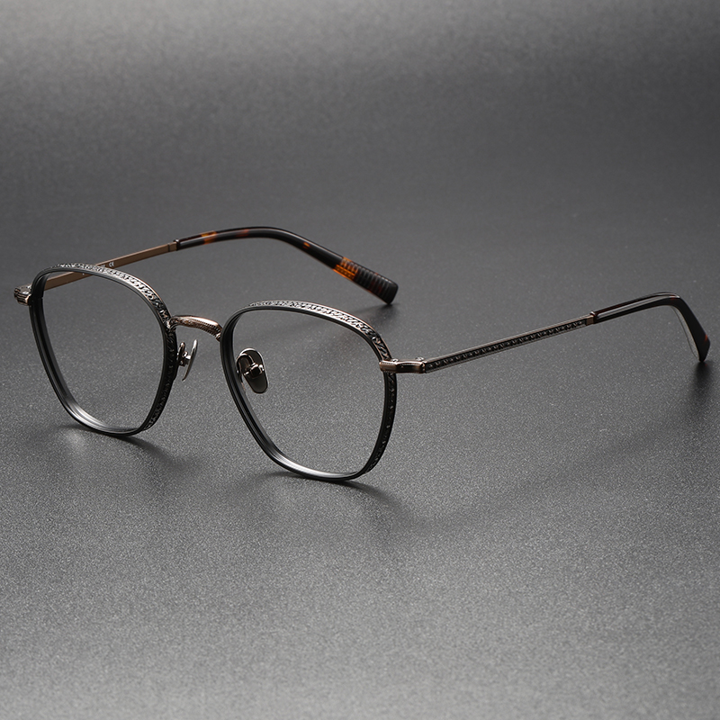 M3101 Fashion Flat Mirror Retro Metal Frame Optical Mirror Men'S and Women'S Optical Glasses Wholesale