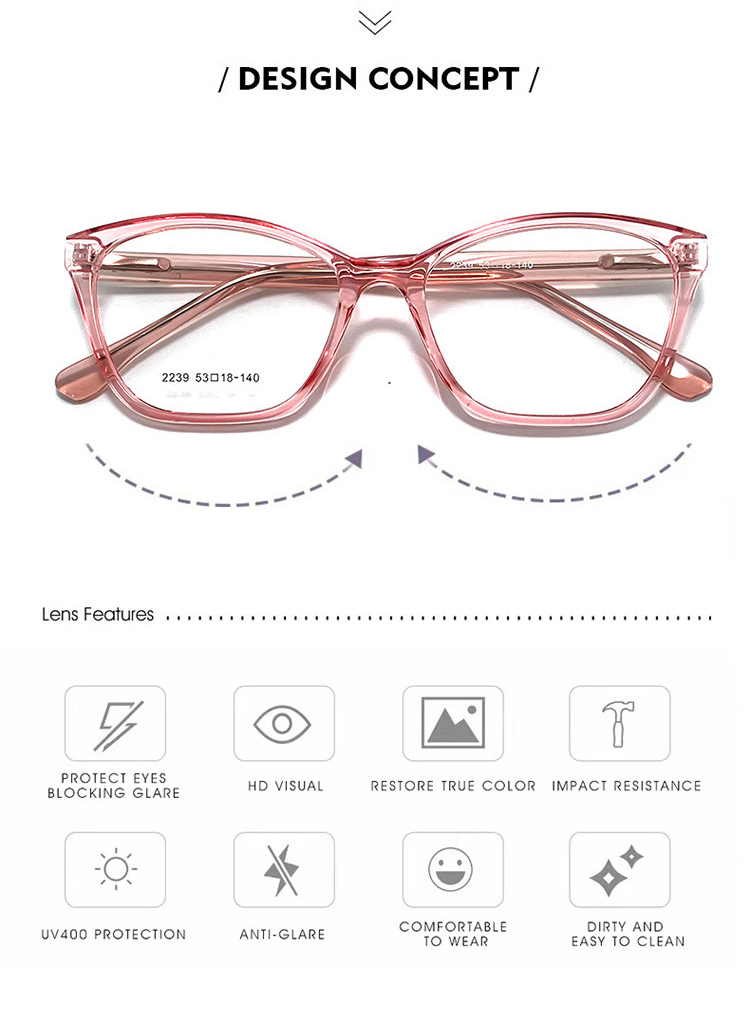 Fashion cat eye glasses eyeglasses frames