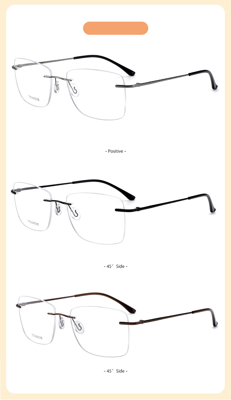 Pure Titanium Eyeglasses Details 7
