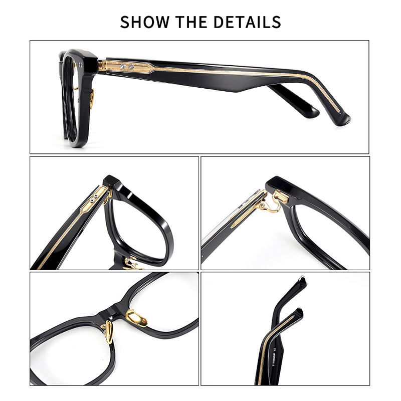 NP156 Wholesale Acetate Glasses Frame Optics Glasses Eyeglasses for Men Women High Quality Acetate Eyewear Frame