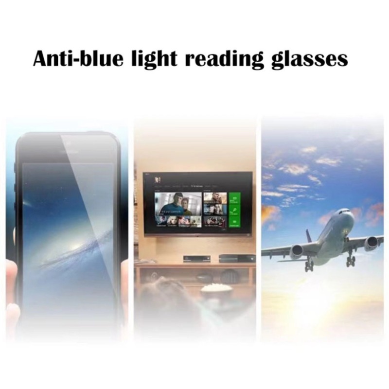 Men's Fashion HD Anti Blue Light Presbyopia Glasses - Middle Aged Elderly Reading Eyewear