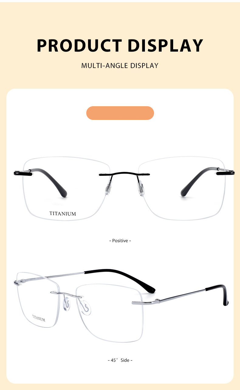 Pure Titanium Eyeglasses Details 6