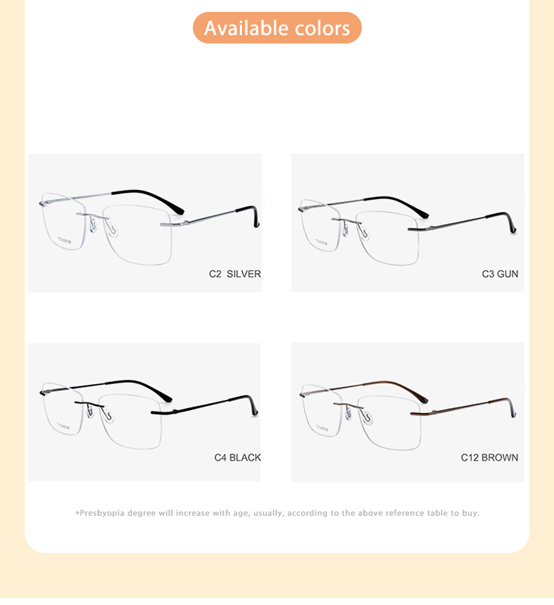 Pure Titanium Eyeglasses Details 5