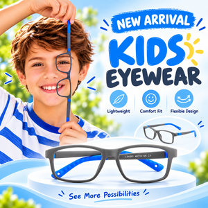 Custom Fashion New Soft Rubber Removable Optical Frame Glasses LSK Series Tr90 Baby Kids Eyeglasses Flexible Eyeglasses Frames