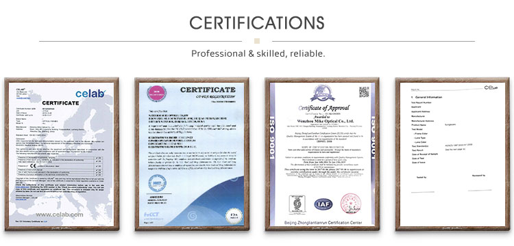 Certifications