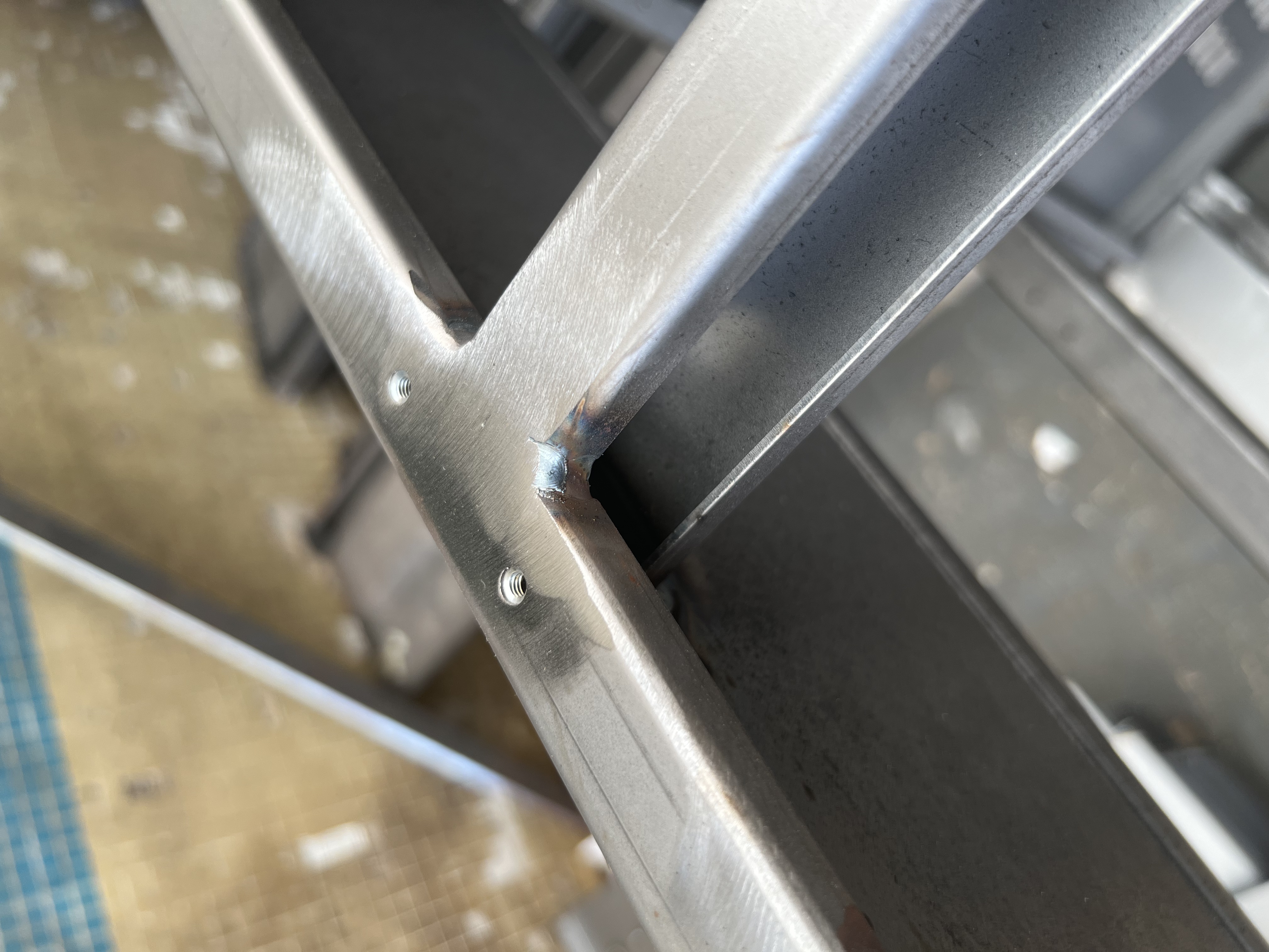 Custom Stainless Steel Industrial Structure Stamping Welding Frame Sheet Metal Fabrication